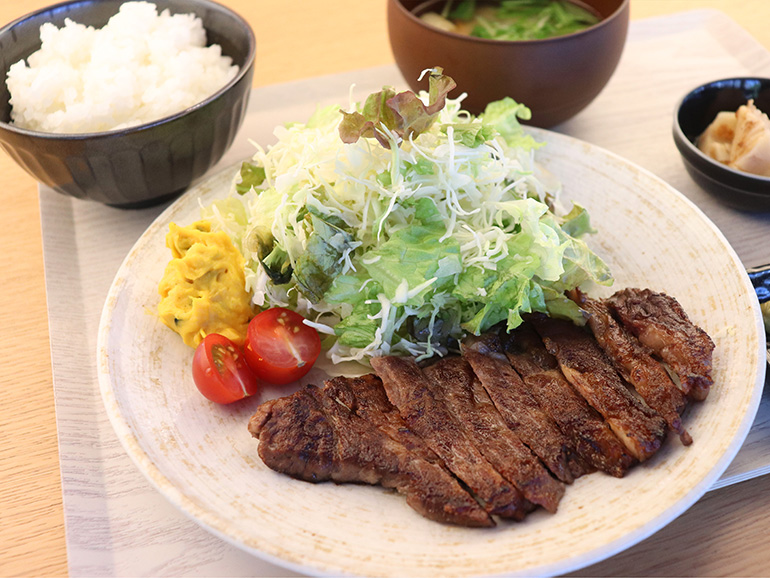 レストラン 心結 定食＿ステーキ定食